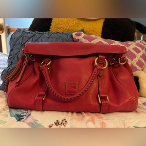 Dooney and Bourke Magenta Satchel